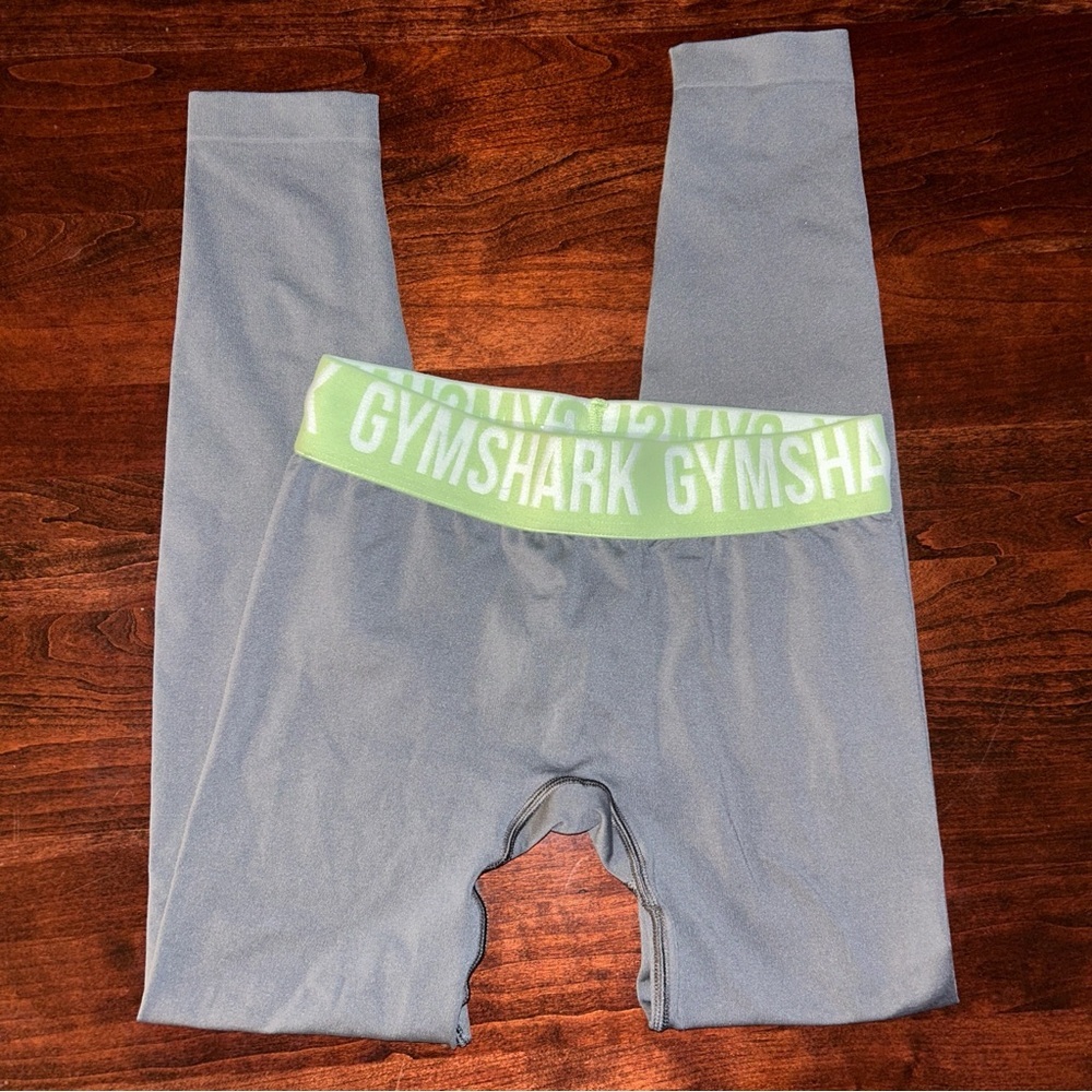 Gymshark Seamless Workout Active Leggings Grey/Green